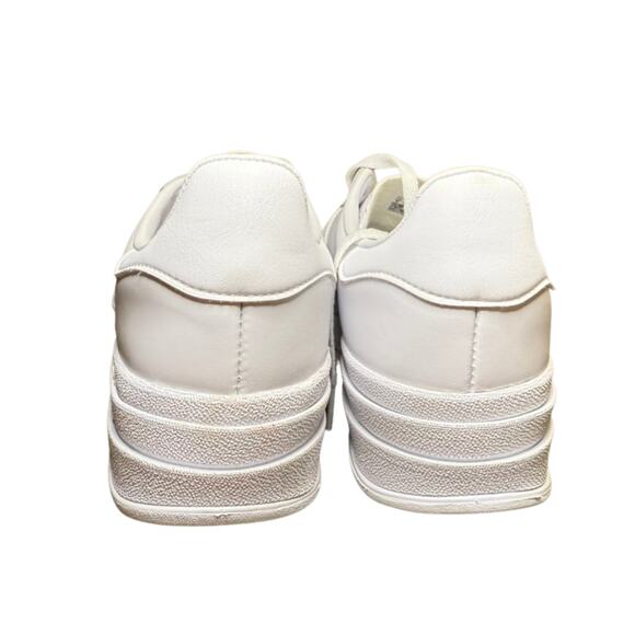 Adidas Gazelle Bold Triple White Platform Sneakers Women’s Size 9 New No Box - Picture 6 of 9